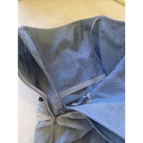 Ralph Lauren Collection Purple Label Chambray Jumpsuit 0 XS S Maxi Dress Romper - Picture 10 of 10